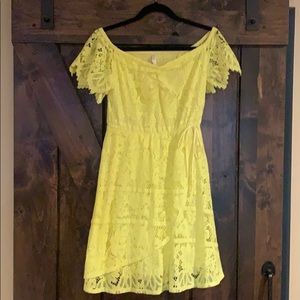 Yellow spring dress